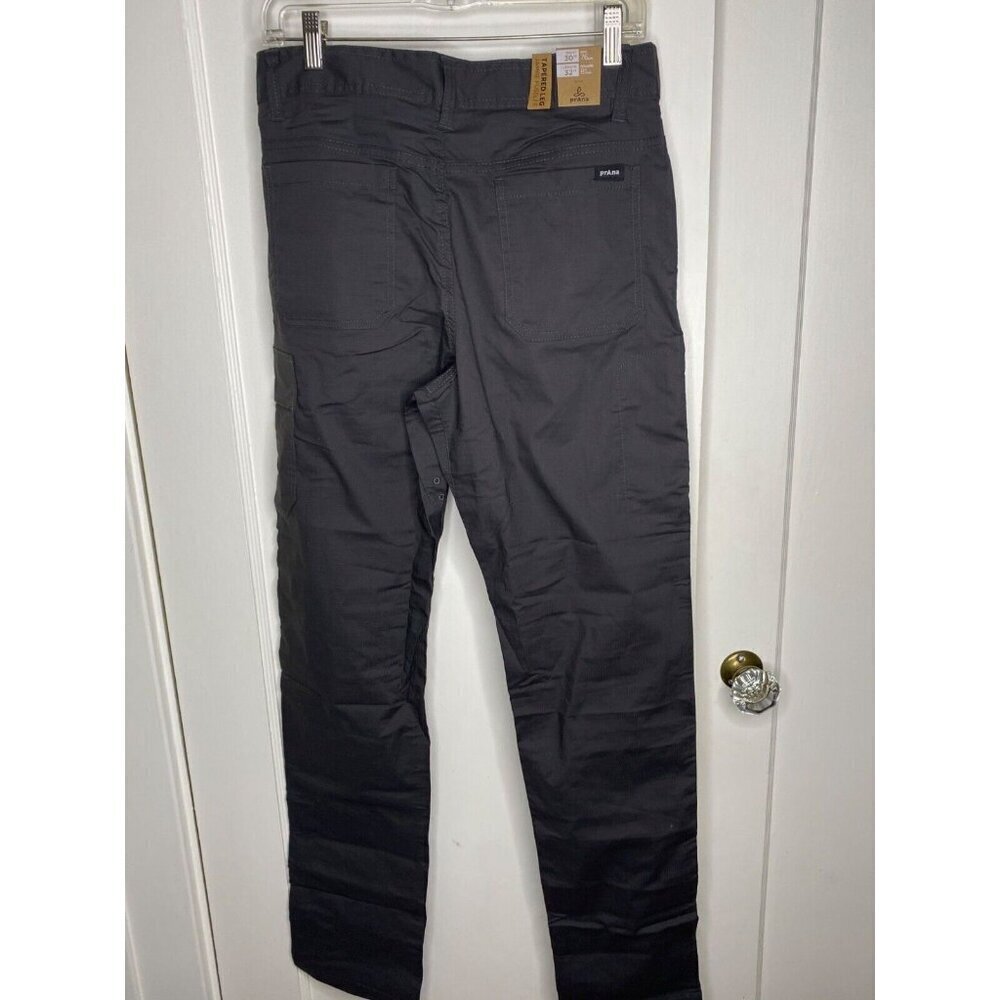 Prana Men's Double Peak Pants - Size 30/32 in Charcoal some stretch cargo pocket - Picture 7 of 8